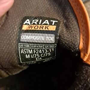 Work boots still have lots of miles.